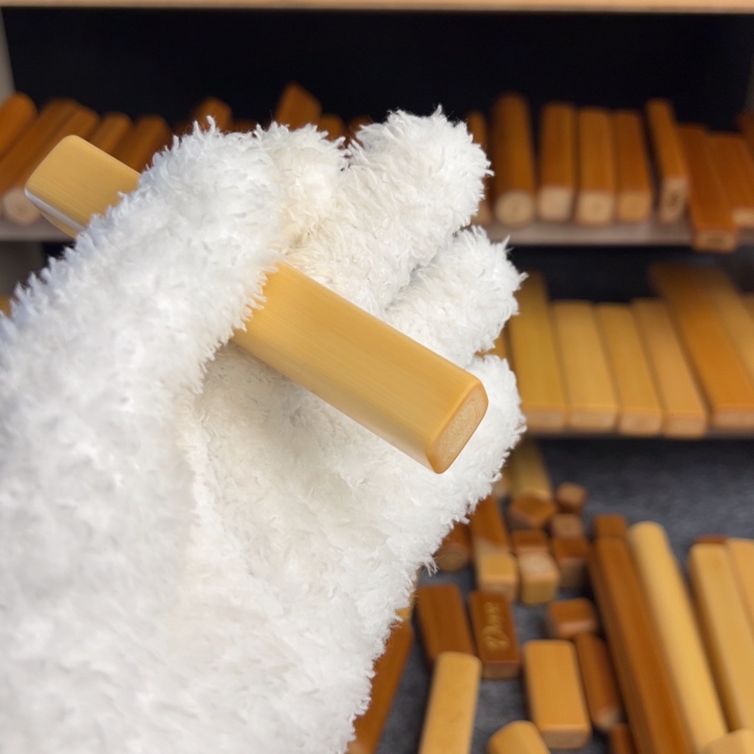 用***1黄方切5.3微倒厚皮压手