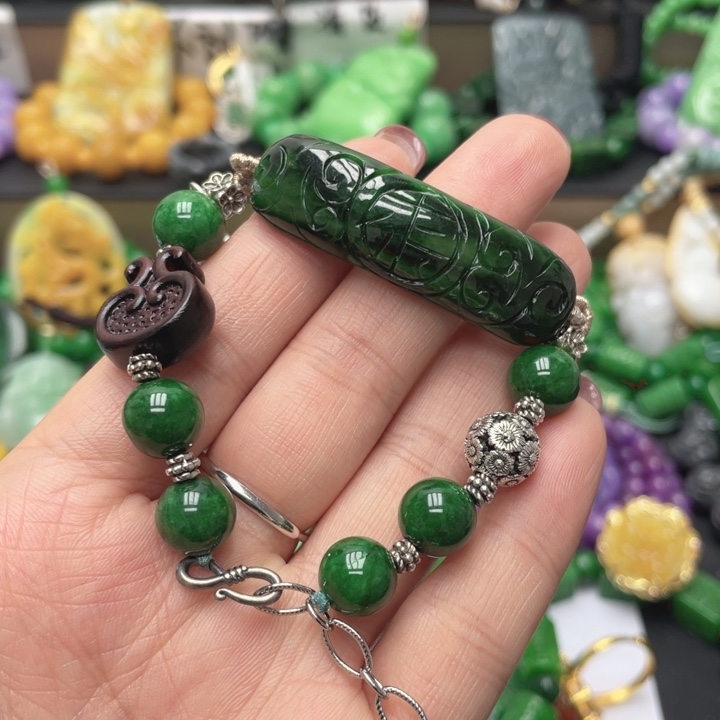 翡翠未镶嵌手链手链2