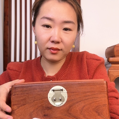 大果紫檀（缅甸花梨）首饰盒360直播间为准