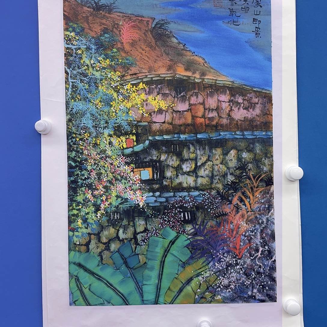 国画多次参加国内外书画