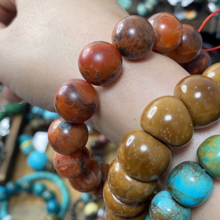 南红玛瑙手链未镶嵌小*子