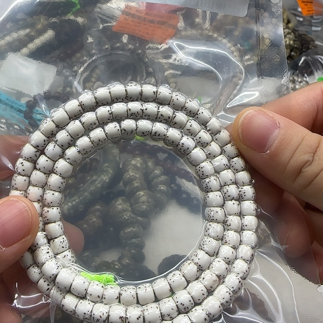 手串星月菩提154王者半壁留白星月65-108河豚