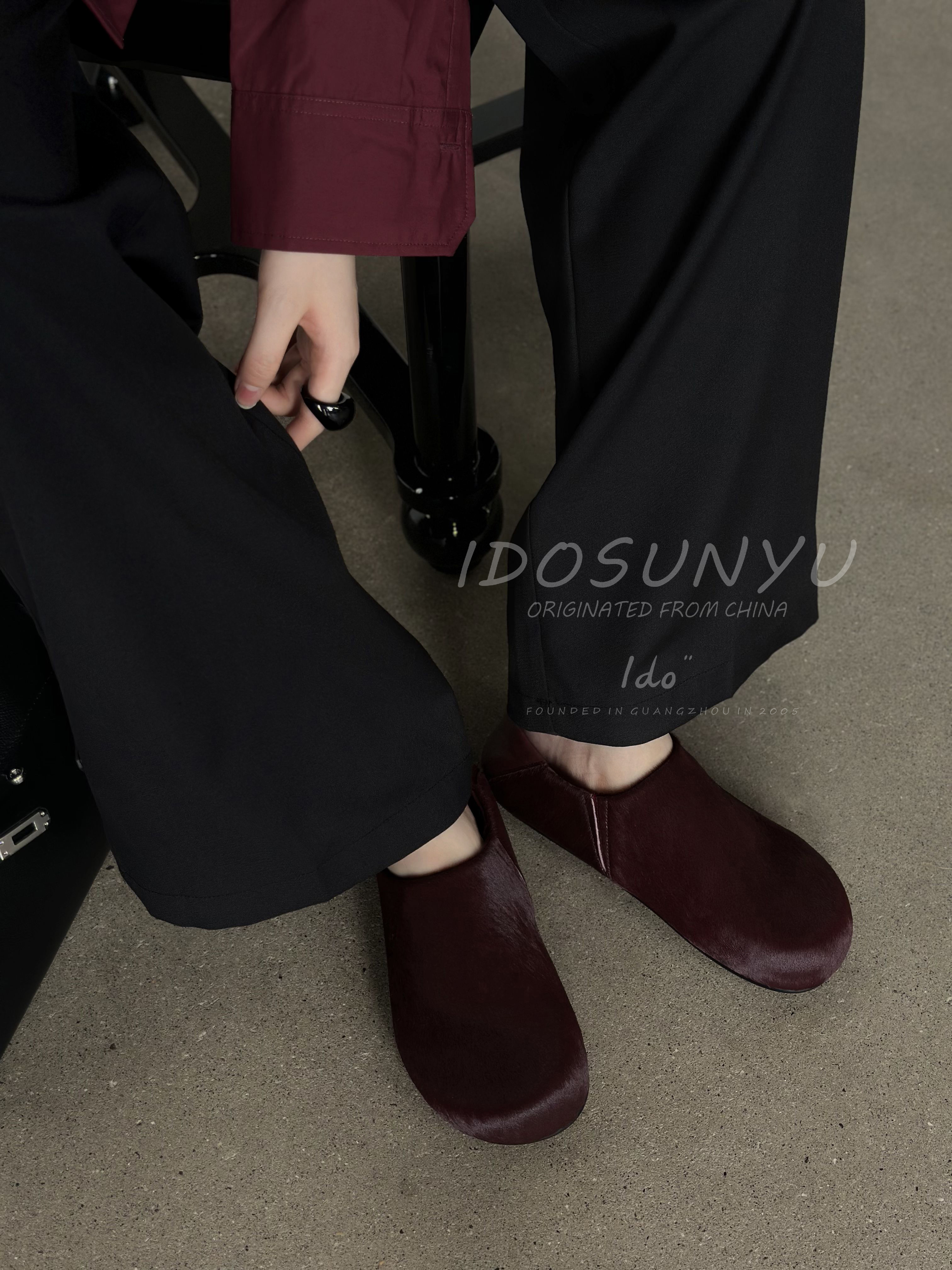 懒人一脚蹬平底时髦百搭休闲两穿629-806