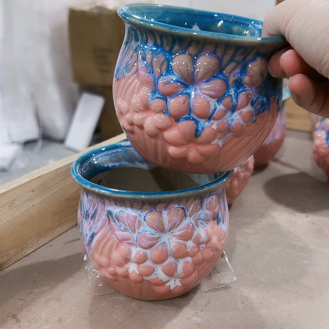 外贸尾单陶瓷花盆凑单10米包邮