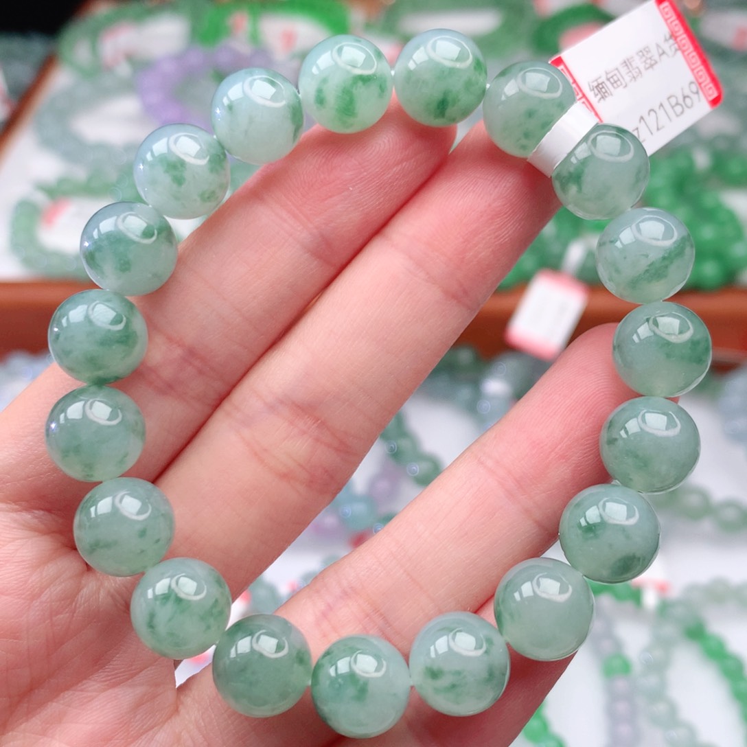 翡翠手链未镶嵌翡翠10mm