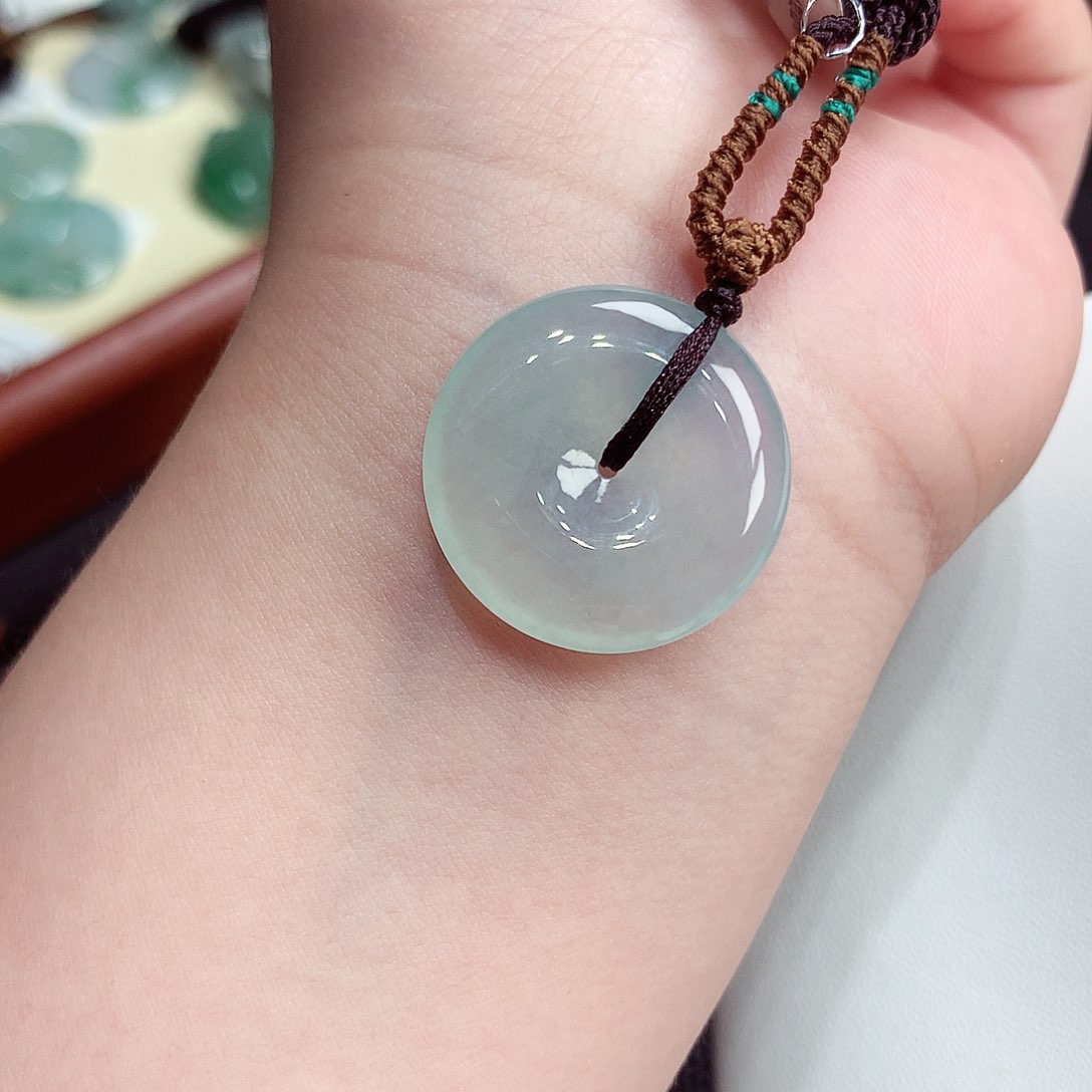 翡翠未镶嵌颈饰翡翠6，23.1/4.6