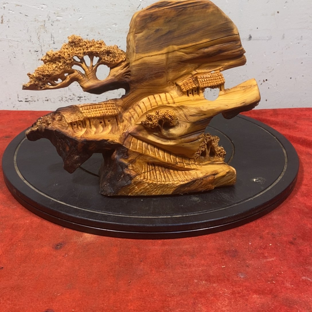 柏木（崖柏）二*@崖柏摆件山水