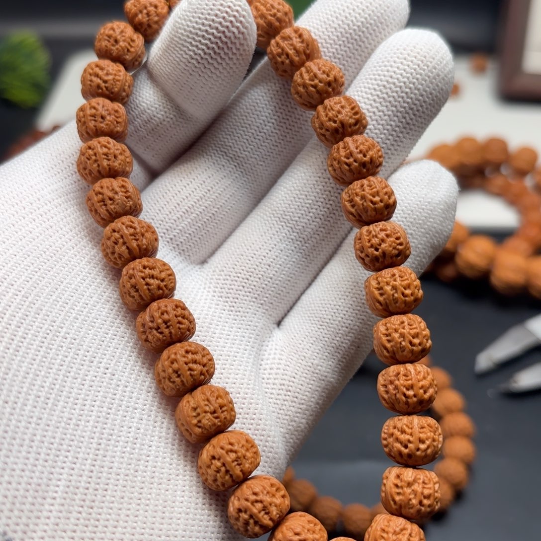 猴头核桃手串白狮子