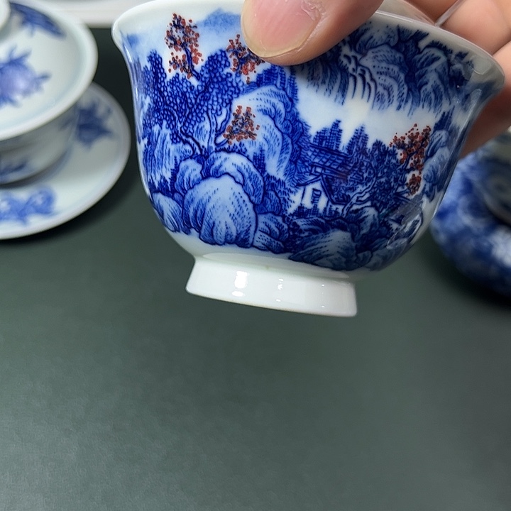 微瑕景德镇纯手工手绘