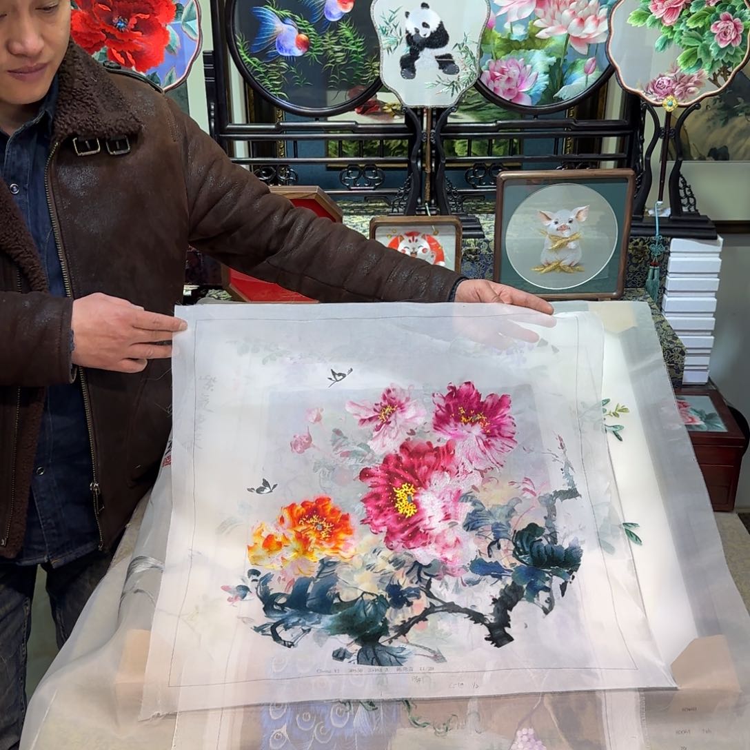 刺绣刺绣工艺精湛