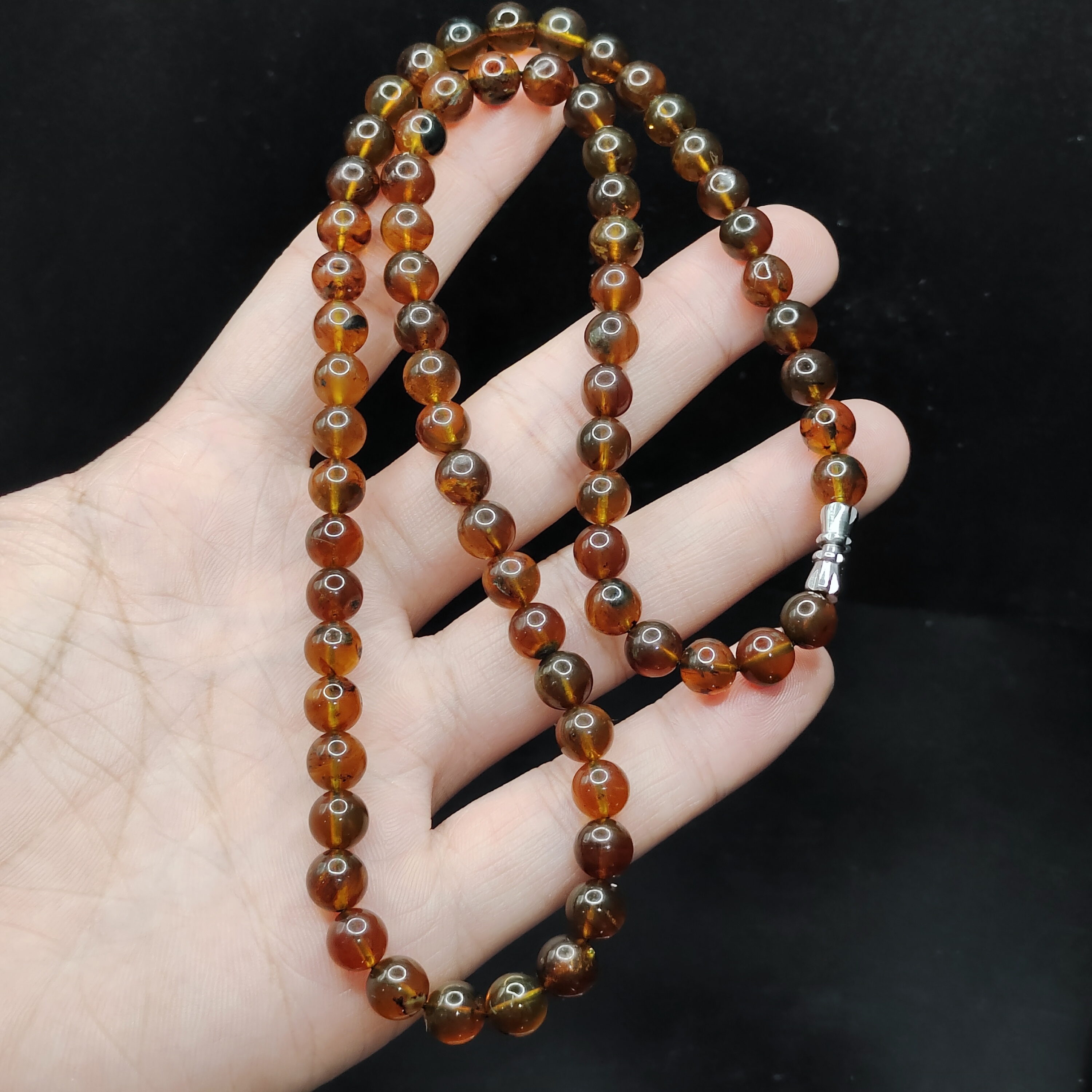 【老三珠宝】琥珀公主链SY06【多样性发其一】约7mm