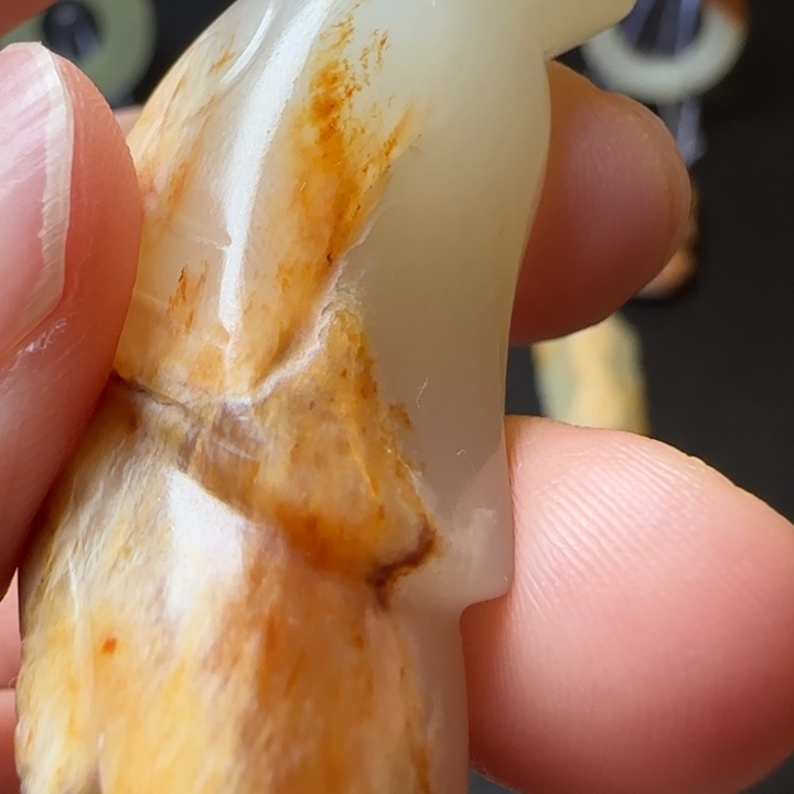 和田玉（糖玉）颈饰未镶嵌?****比