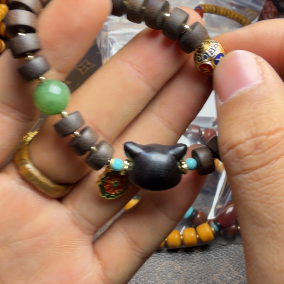 若***谷手串菩提根/象牙果