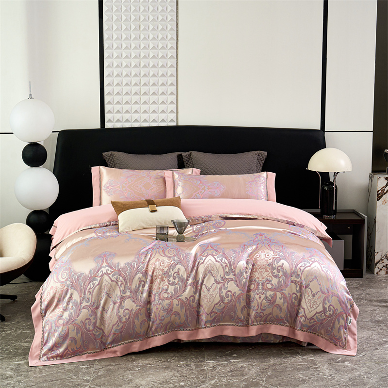 【海总】高端法式镂空轻奢提花四件套