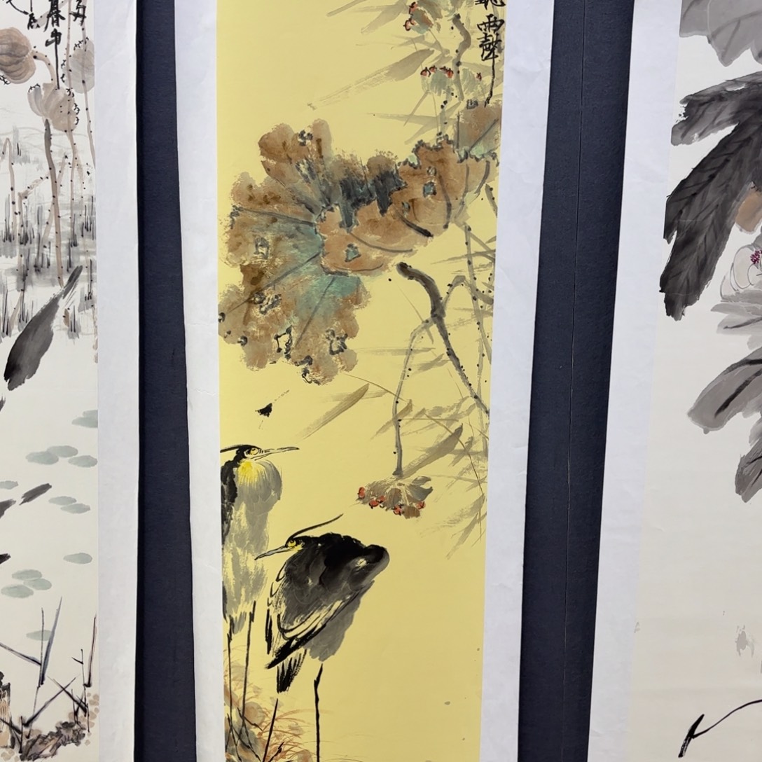 泉***画国画卡纸的制作方法是用