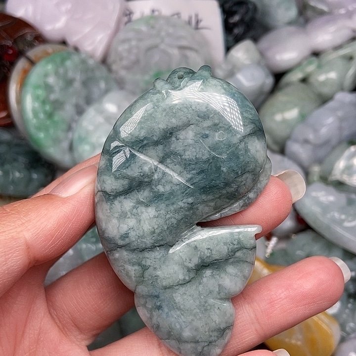 颈饰未镶嵌翡翠翡翠