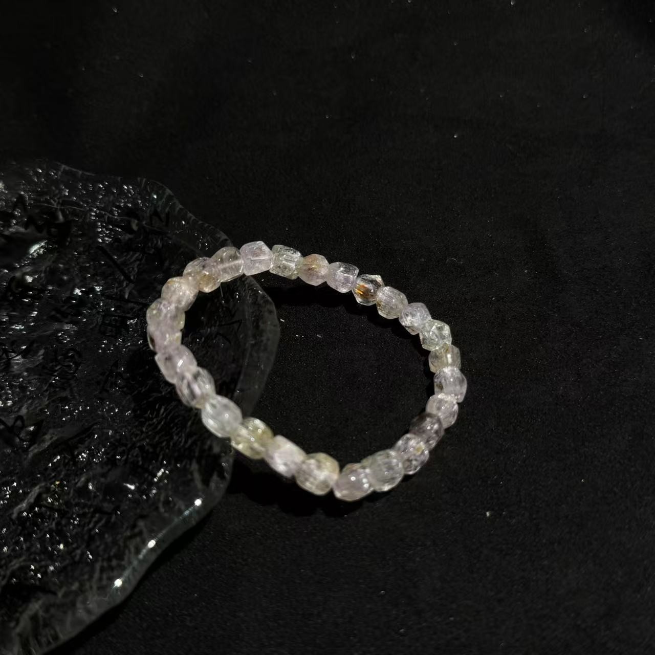 S2451【貝勒爺】拉丝彩锂辉石手串【多样性发其一】