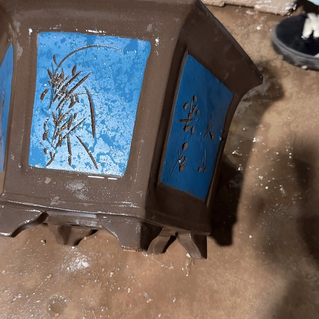 紫砂花盆口径口径33 21