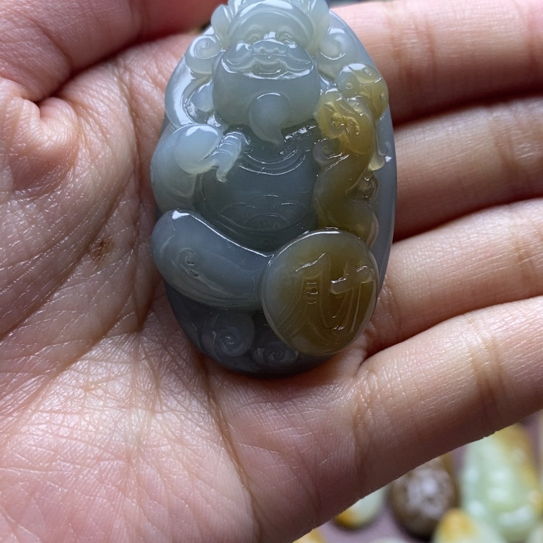 吊坠(不含链)未镶嵌和田玉（糖玉）