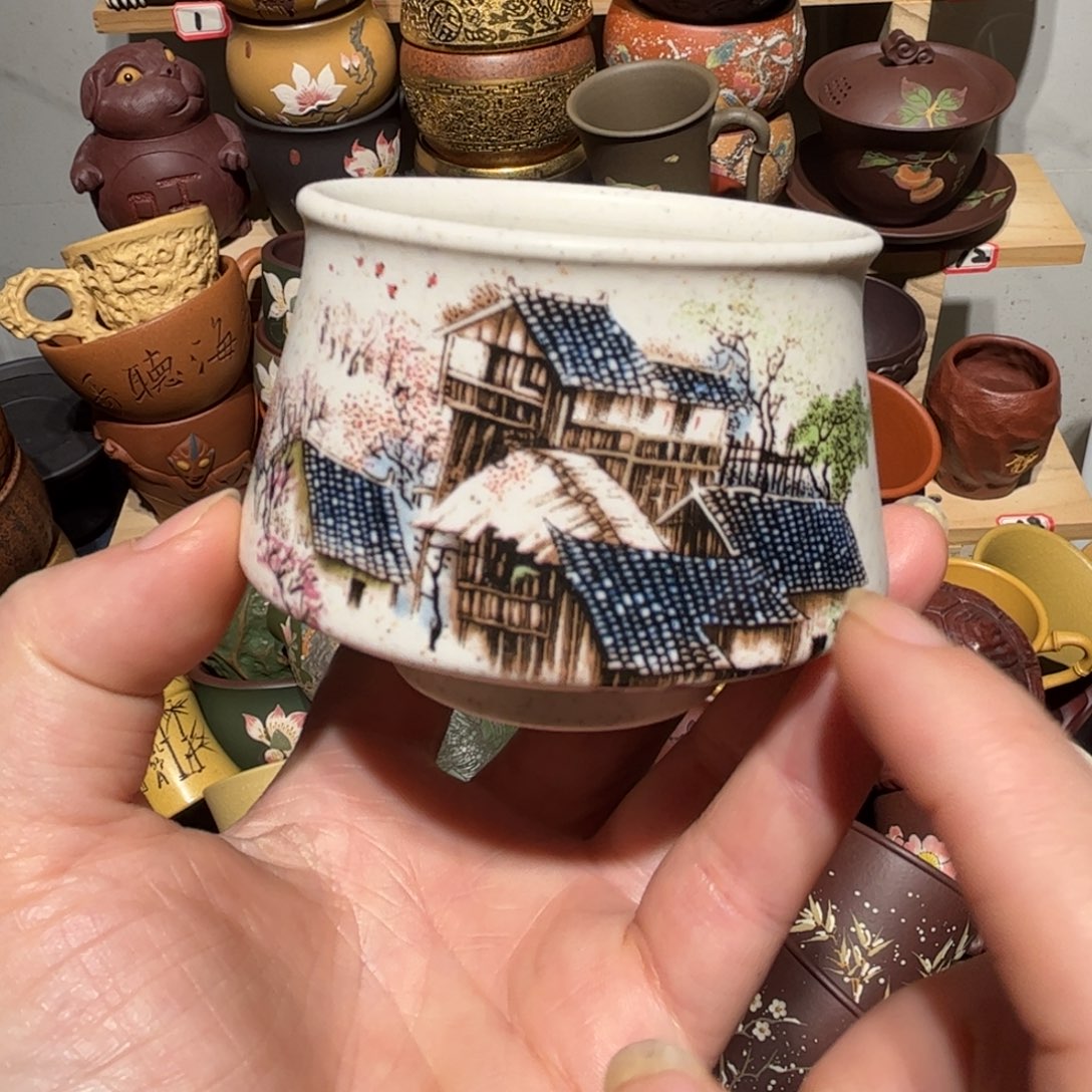 紫砂茶杯宜兴紫砂主人杯