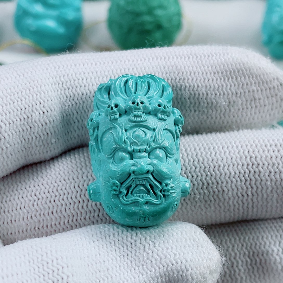 未镶嵌绿松石车挂
