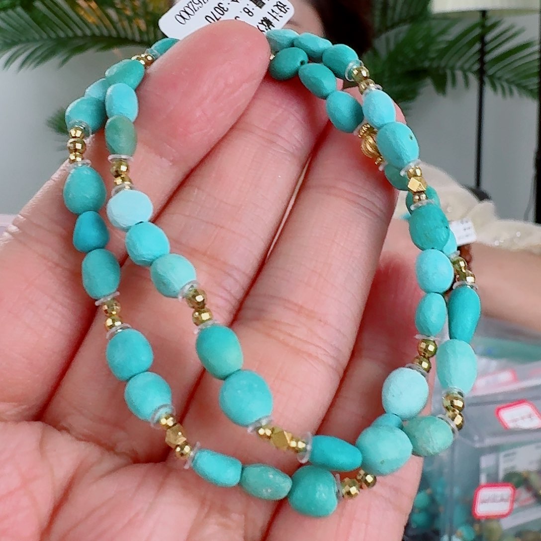 未镶嵌绿松石珠宝奇石