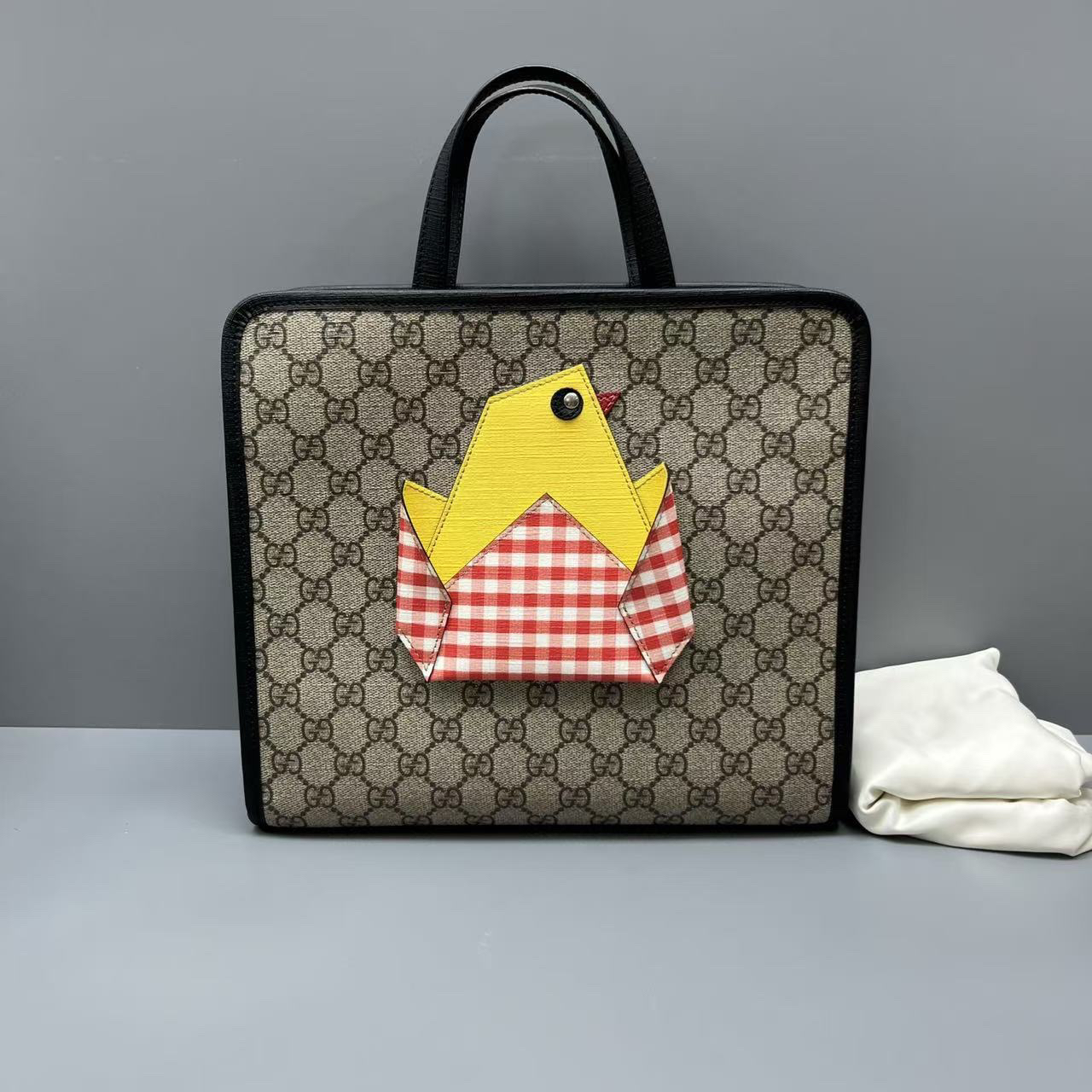 95新 GUCCI/古驰 小鸡儿童托特包 尺寸28*25 SV14826