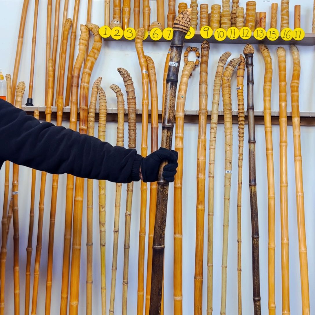 1871紫竹杖登山杖手持拐棍