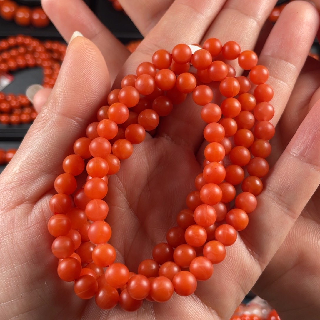 南红玛瑙手链未镶嵌妞6