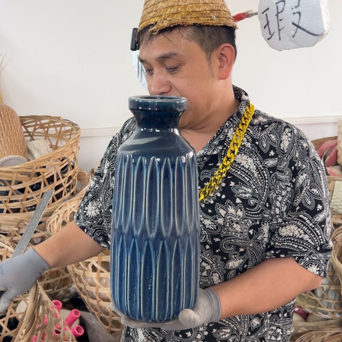 摆件41 号高中低温陶瓷工艺瓶（部分微瑕）