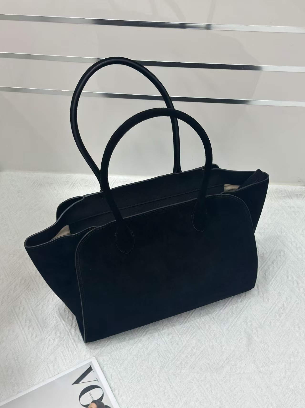 复古磨砂牛皮大容量托特包女通勤单肩包时尚百搭手提包跨境爆款 