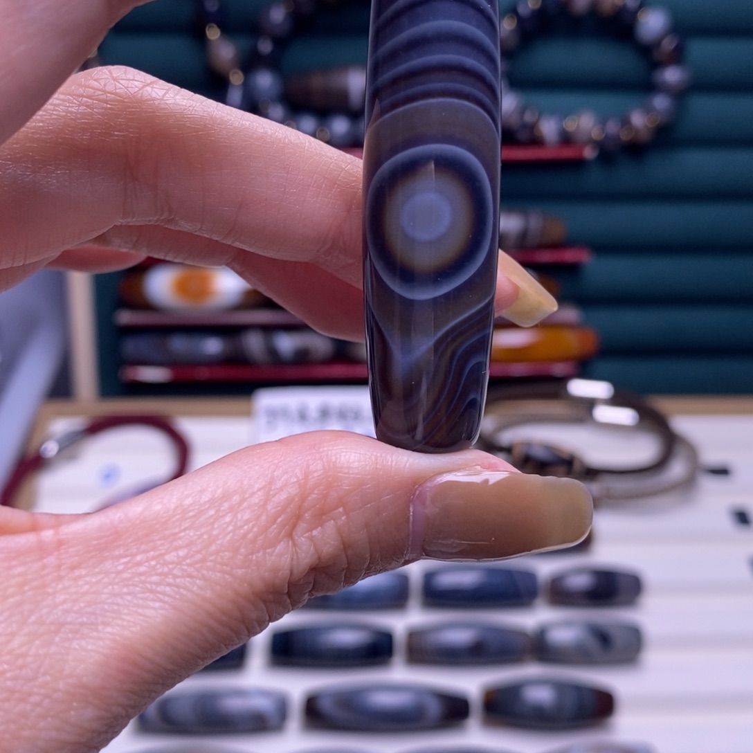 平***乐玛瑙/玉髓合金颈饰