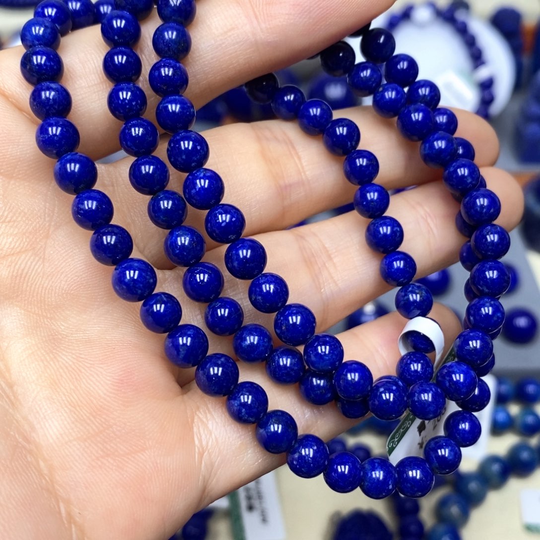 青金石未镶嵌手链