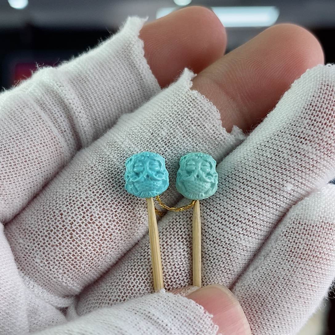 绿松石珠宝奇石未镶嵌