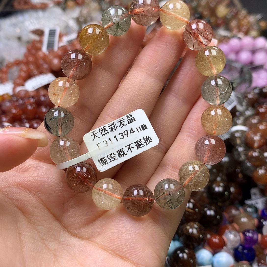 水晶手链未镶嵌，