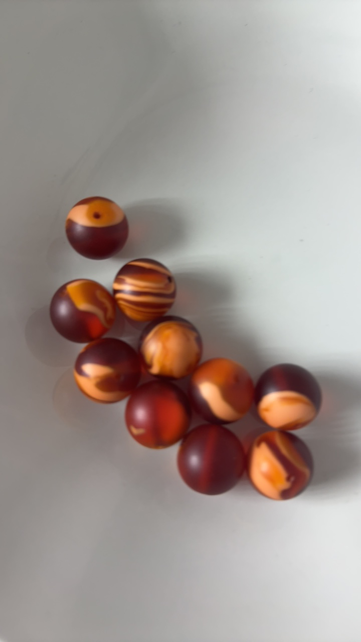 D166琥珀蜜蜡14mm单珠