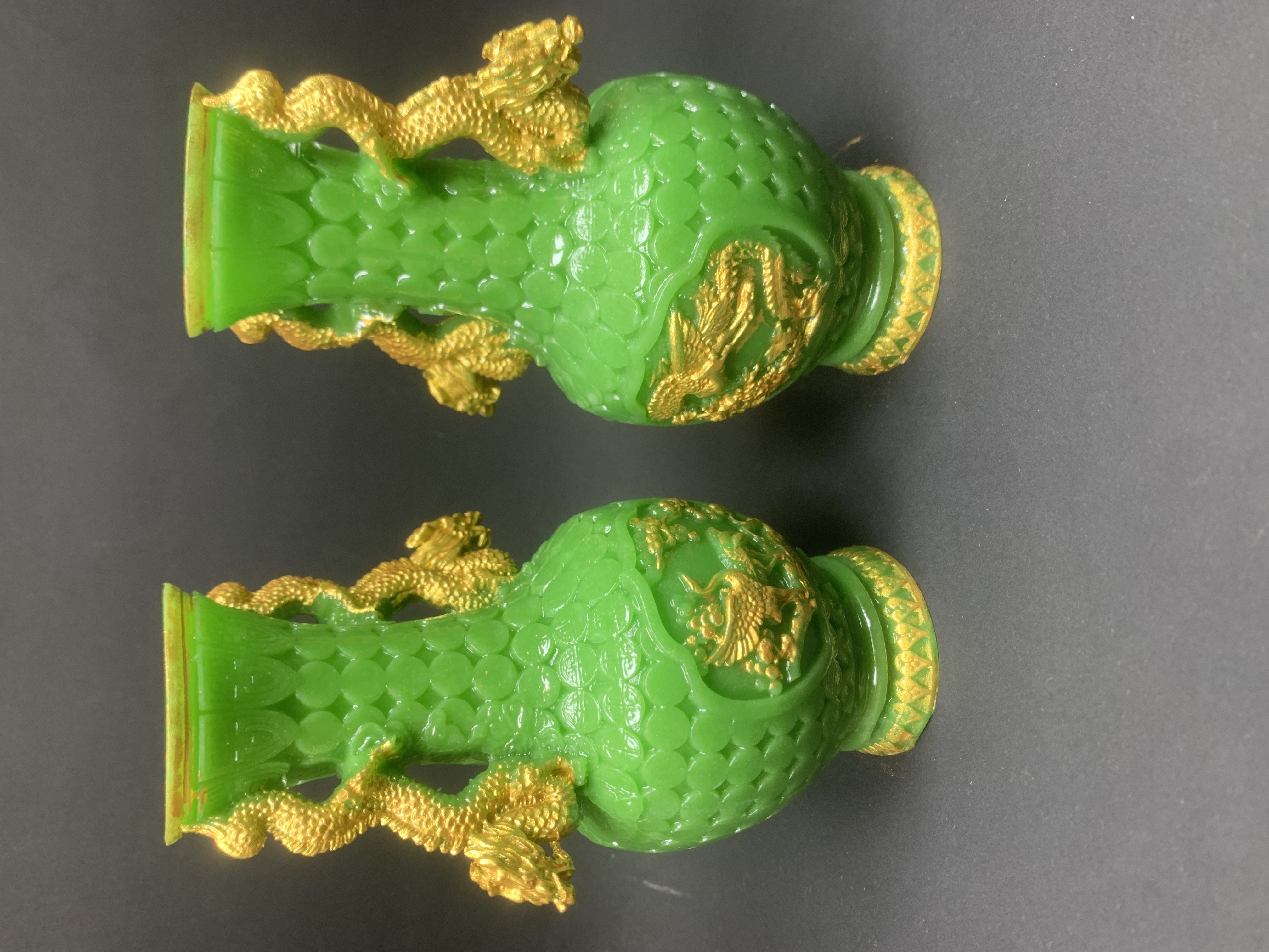 祥龙百鸟朝凤流水摆件