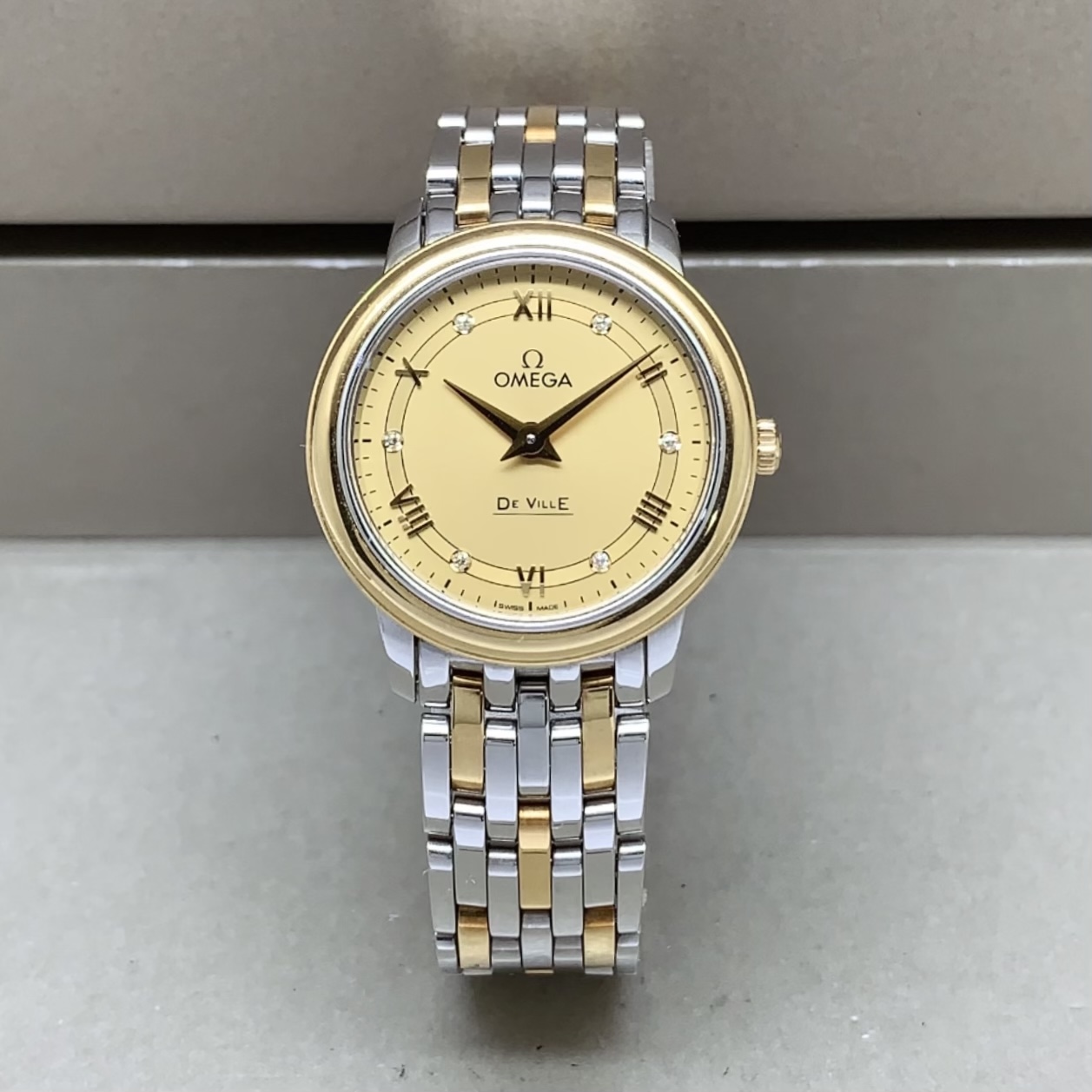 95新 Omega/欧米茄 碟飞系列/27.4mm/间金/20年/经典女表