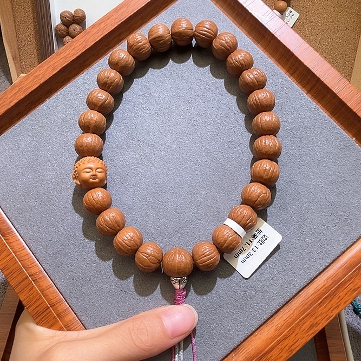 ****期猴头核桃手串定制精品南瓜手持