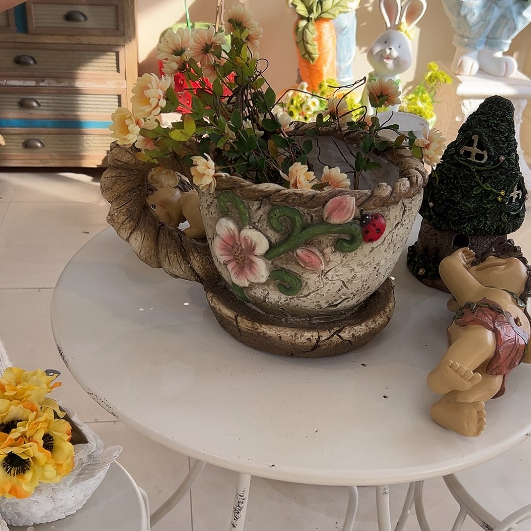 花园摆件红红火火