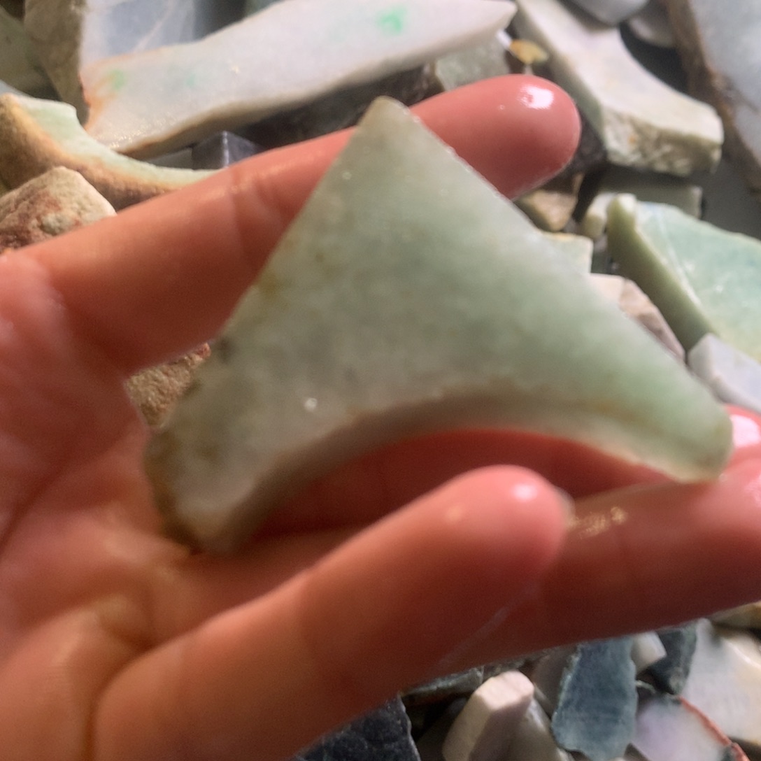 翡翠颈饰未镶嵌缅甸翡翠