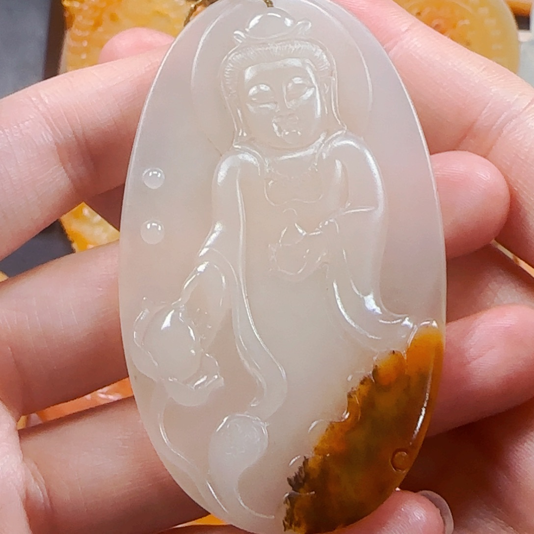 石英质玉（黄龙玉）未镶嵌1