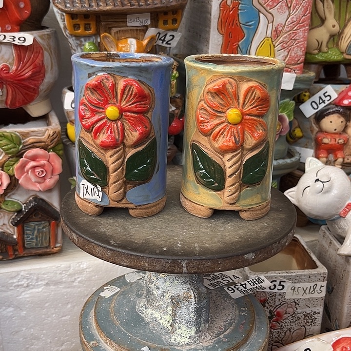 粗陶材质多肉花盆