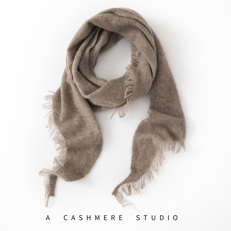 针织山羊绒秋冬流苏三角巾冬季韩版时尚围巾披肩两用保暖百搭女款