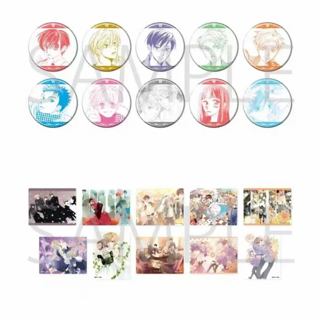 【樱兰原画】白泉社樱兰高校男公关部吧唧亚克力卡（盲盒代拆）