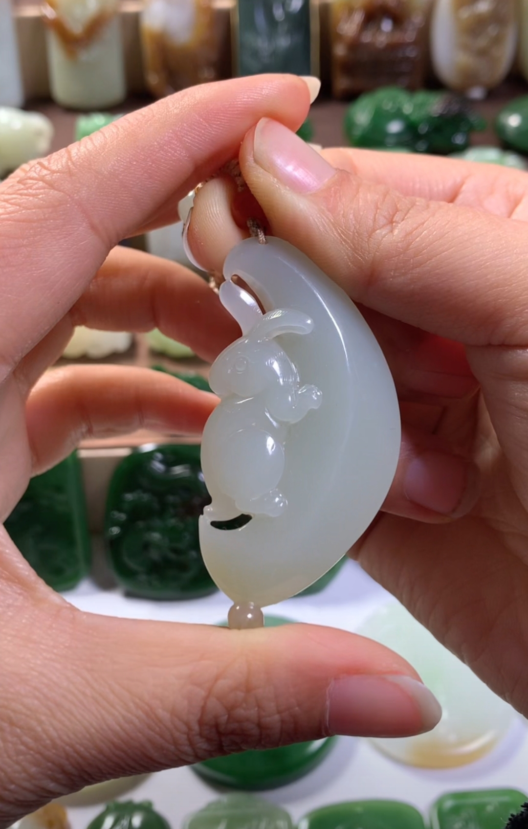 和田玉挂件未镶嵌