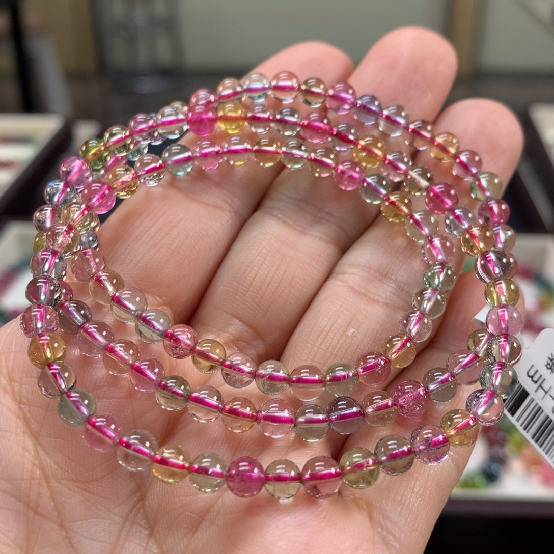 未镶嵌碧玺手链5左右