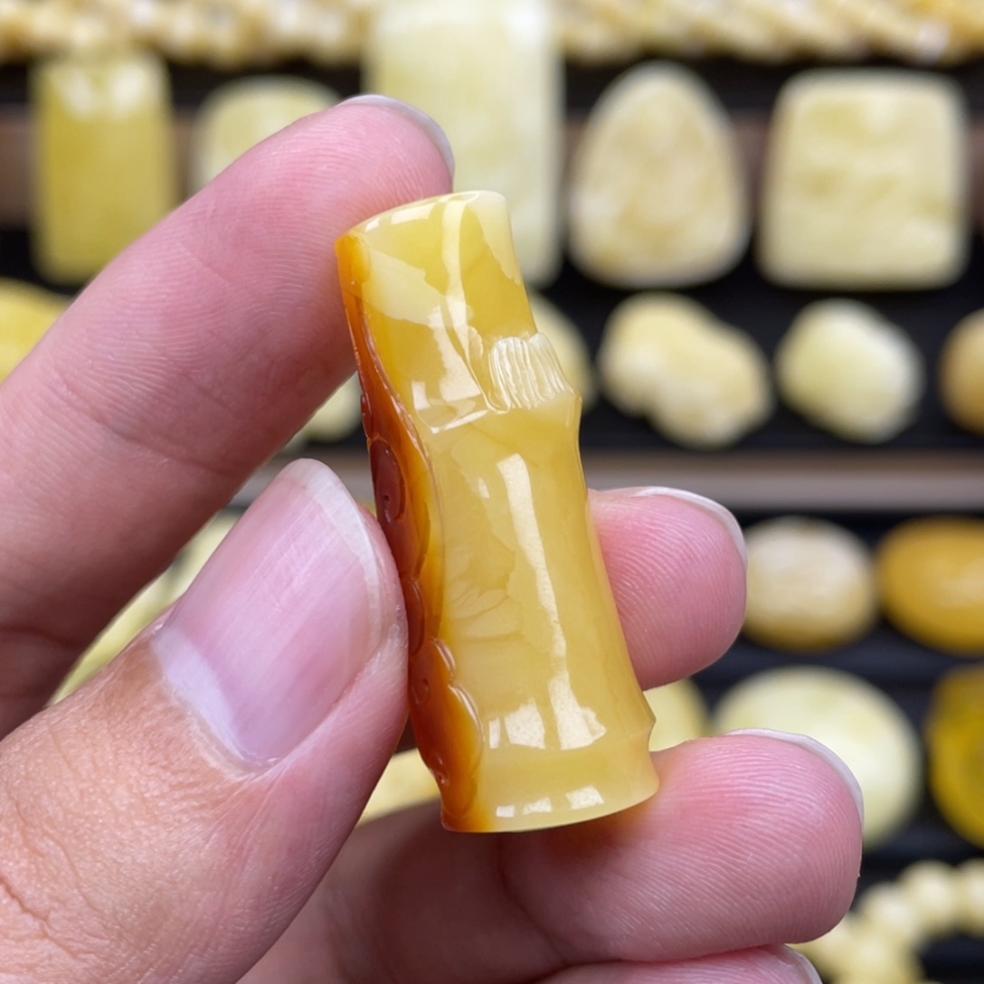 裸石琥珀未镶嵌琥珀蜜蜡