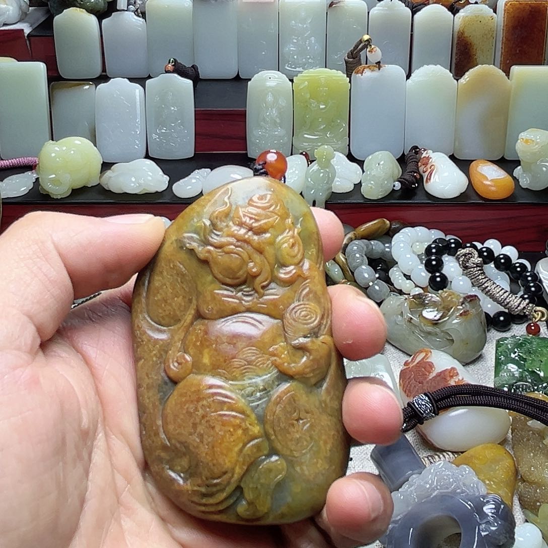 和田玉把件未镶嵌3*1