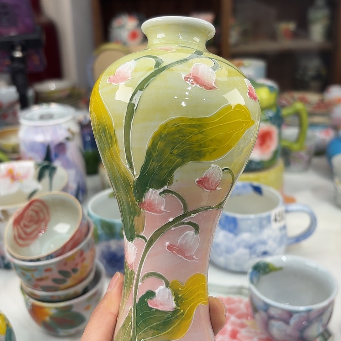景德镇手绘高温釉下彩陶瓷茶具